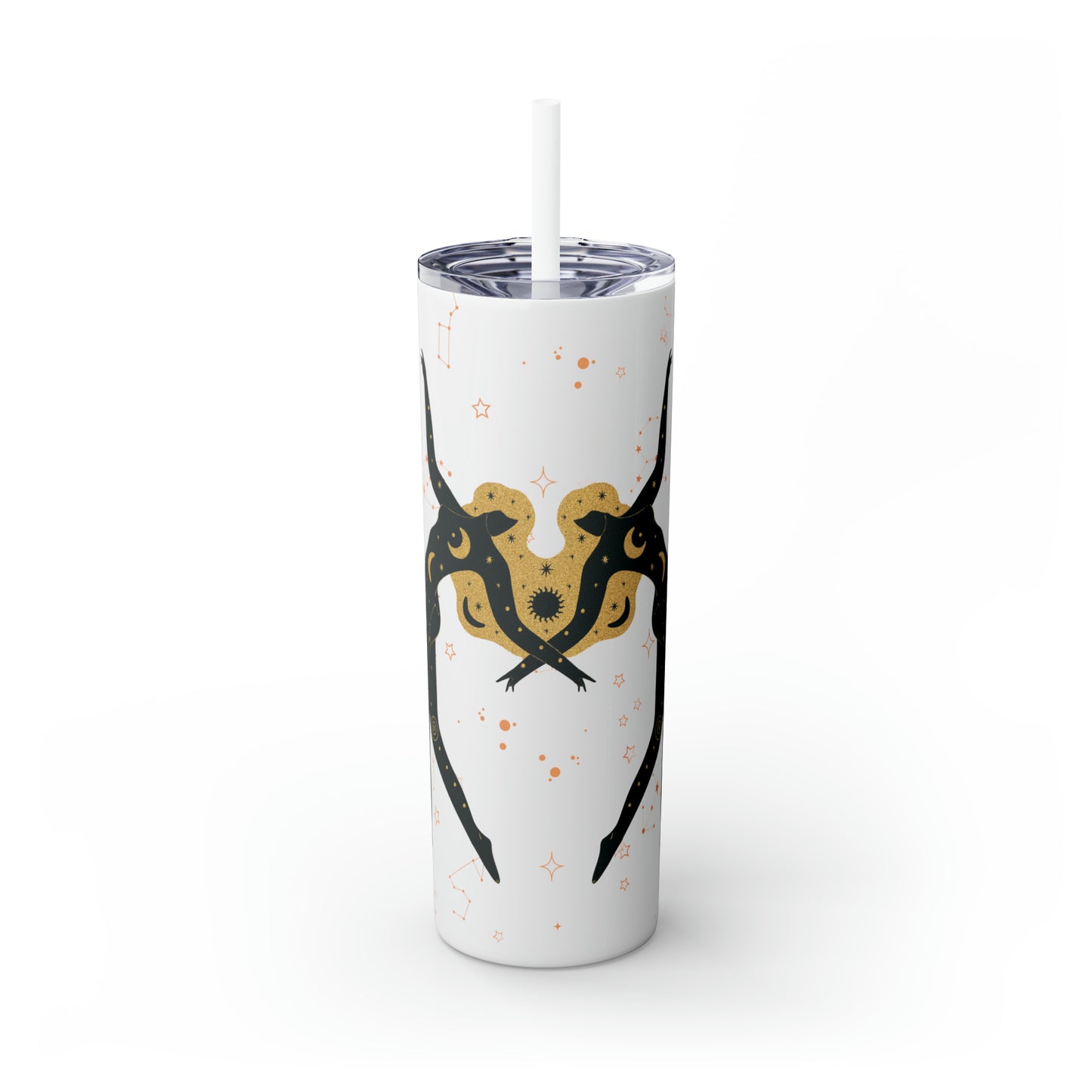 GEMINI Tumbler with Straw, 20oz